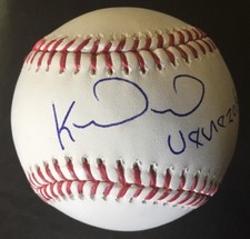 KEVIN MAITAN RARE INSCRIPTION SIGNATURE MLB BASEBALL SIGNED AUTO ATLANTA BRAVES