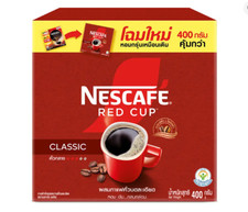 NESCAFE Tasse à café rouge mélangée à café torréfié finement moulu 400 g