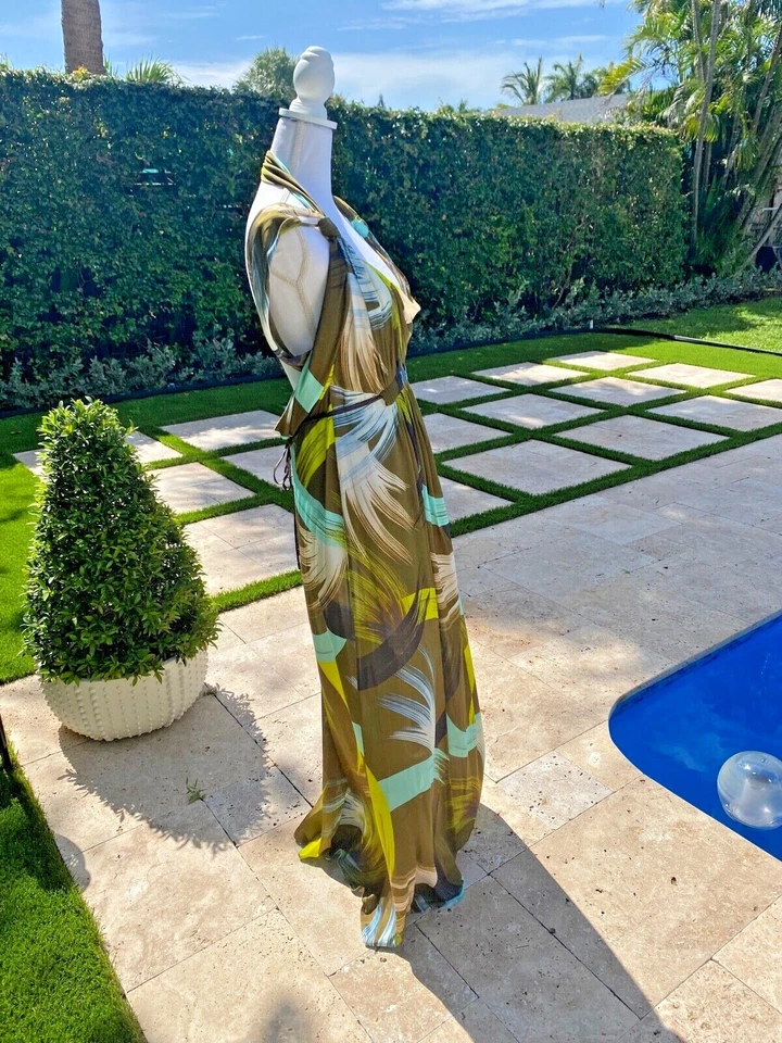 Vestido Matthew Williamson Pasarela Estampado Tropical Foto 4 de 4