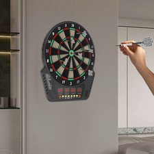 Electronic Dart Board with 27 Game Modes, LED Screens  Soft Tip Darts