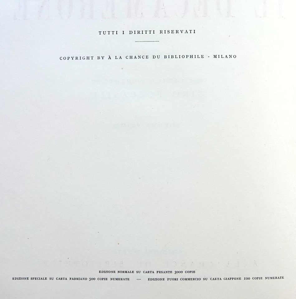 IL DECAMERONE, A CURA DI FERNANDO PALAZZI, 101 TAVOLE COLORI DI GINO BOCCASILE - Image 3 of 4