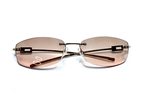 VTG Gucci Tom Ford Gold Rectangular Rimless Glasses Italy GG1784 60 17 125 - Picture 4 of 9