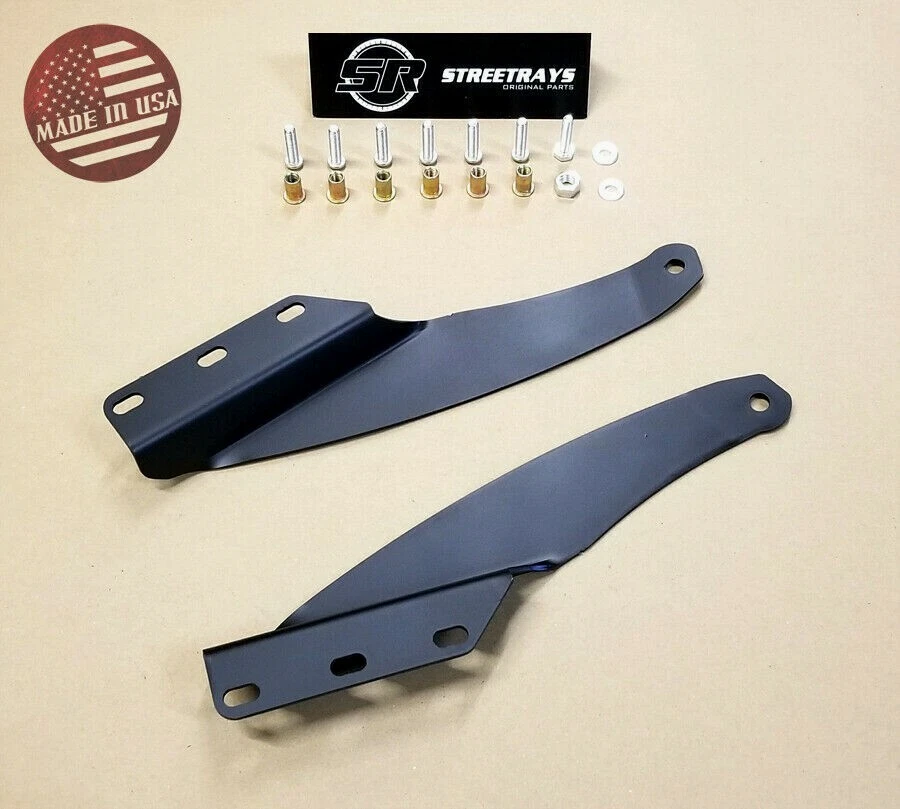 [SR] Para 89-98 Chevy OBS C/K Suporte de Montagem no Teto de Caminhão 52" Barra de Luz LED Curva - Imagem 2 de 4