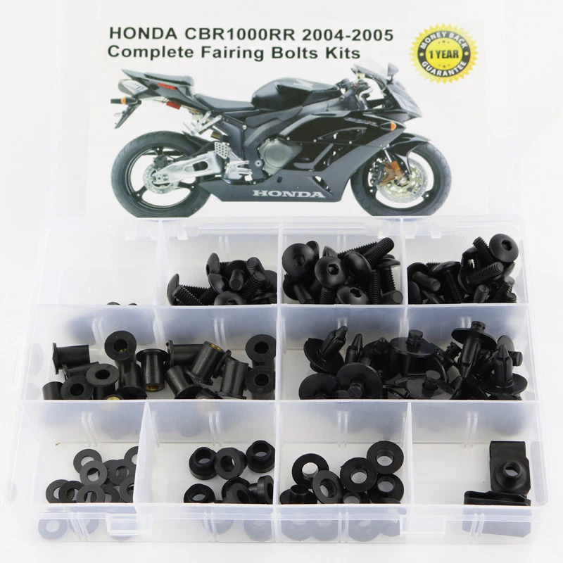 Xitomer Kit Completo Di Bulloni Per Carenatura In Titanio Per Honda VFR800 2002-2013: Rondelle, Dadi, Fissaggi E Clip