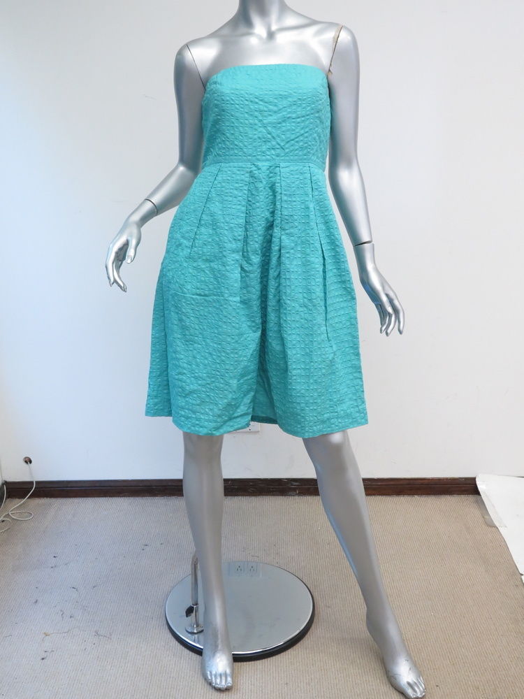 J.Crew Lorelei Strapless Deco Dot Pattern Dress A… - image 4