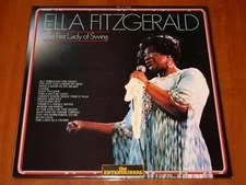 ELLA FITZGERALD THE FIRST LADY OF SWING LP *RARE* ENT PRESS VINYL ITALY LTD New