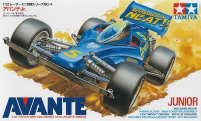 Tamiya 18014 1/32 Mini 4WD Car Kit Type 2 Chassis Jr Avante Junior