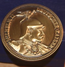 Ausverkauf   Pin Wilhelm II  deutscher Kaiser   Metall Neu   199
