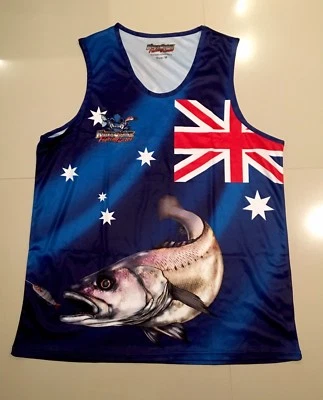 New Killer Crank Flathead Fishing Singlet - All Kids & Adult Sizes