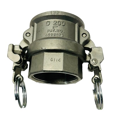 DIXON 4295670 CAM & GROOVE COUPLING 2'' D200 WITH LOCKING CLIPS