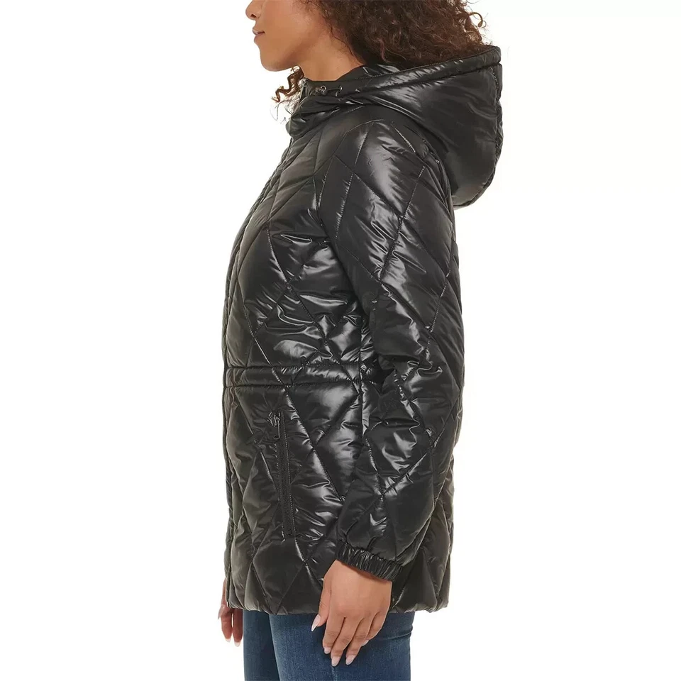 Andrew Marc Ladies Quilted Jacket in Black, Size S - Image 4 of 4