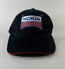 Vintage Nokia Sugar Bowl Jan 2 2001 Adjustable Hat Cap Black