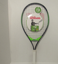 Wilson Federer 23" Youth Tennis Racket 3-5/8 Blue/Green WR029310U, Ages 7-8 NEW
