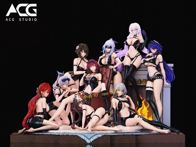 ACG Studio Star Rail Nine Girls Aistar Kafka 1/6 Resin Figure Statue Painted