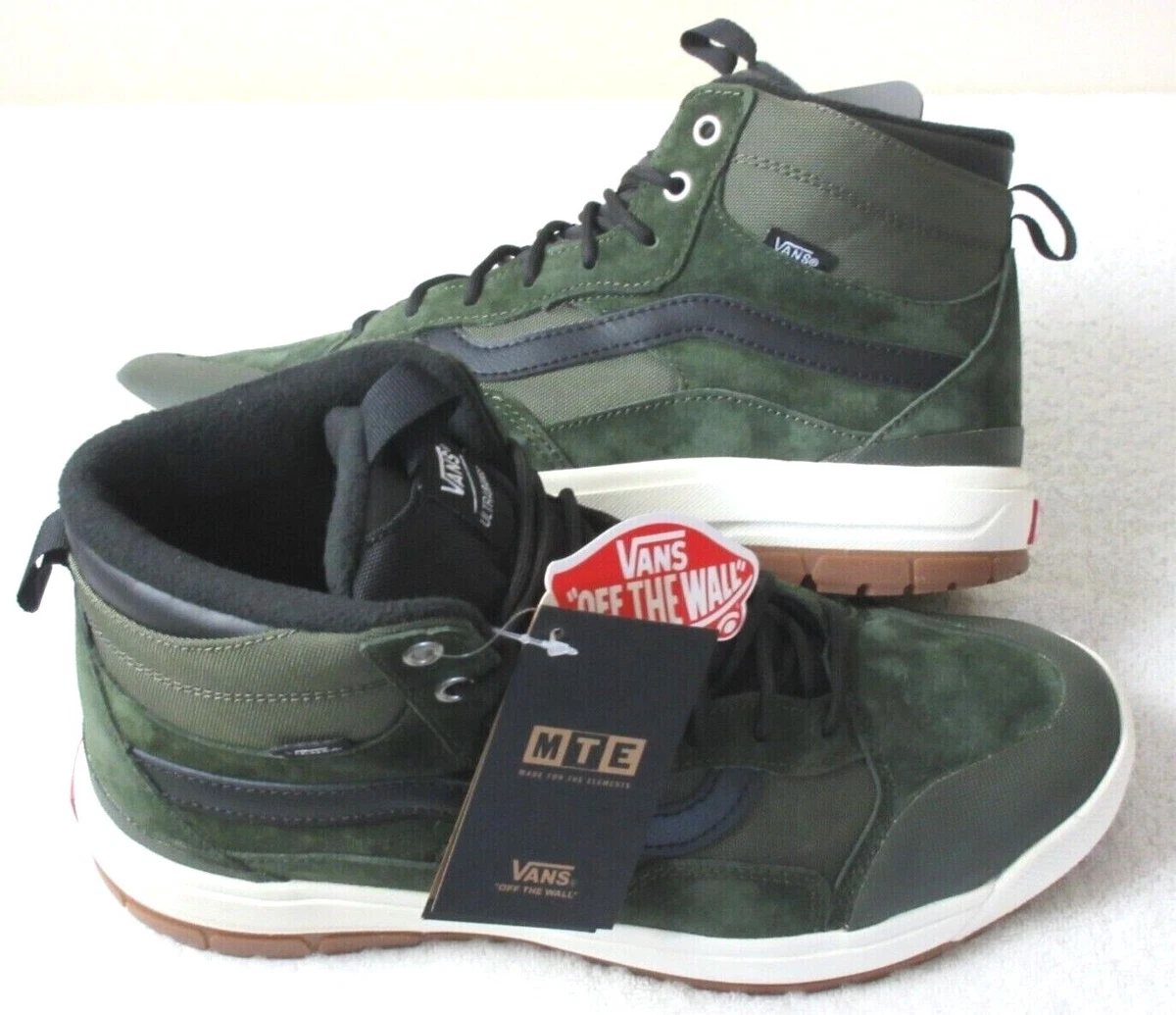 Vans boots shop green