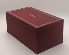 Jacques Marie Mage Burgundy Silk-Finish Box w/ Paperwork   Unused  Complete