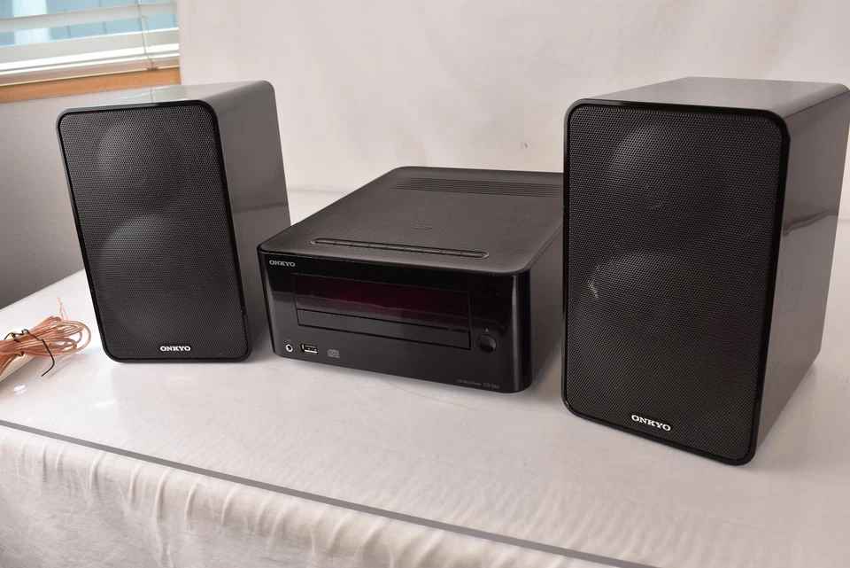 Onkyo CR-265 Hi-Fi Mini Stereo System Bluetooth CD Player Radio D-T25 w/Remote - Image 4 of 4