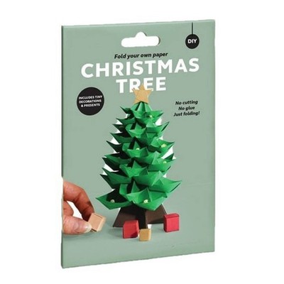 DIY Papierkrippe Origami Set für Weihnachtsmantel und Tischdeko