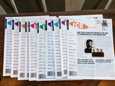 ICE the CD News Authority Newsletter Magazine 2000 LOT 10 ISSUES