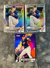 Forrest Whitley 2021 Bowman Chrome Mojo Refractor & Bowman’s Best Purple SP /250