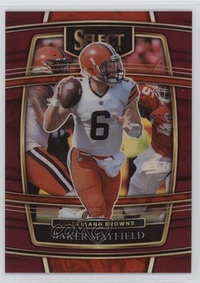 2021 Panini Select Concourse Maroon Prizm 74/149 Baker Mayfield #10 0ls