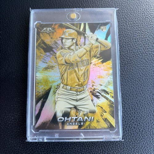 2018 Topps Fire - Shohei Ohtani #150 Gold Minted (RC)