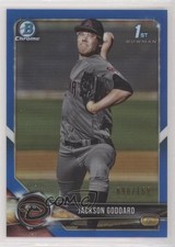 2018 Bowman Draft Chrome Blue Refractor 98/150 Jackson Goddard #BDC-147 0c6