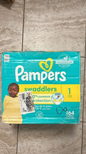 Pampers Swaddlers Size 1 Diapers 164 Count New Sealed Target Store Return 0.24 per diaper
