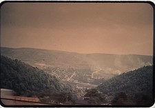 1950s Mountain Mist Pass Valley View Town in Mountain Valley 35mm Kodachrome