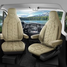 Couvre-Sièges Housses Adaptées Pour Benimar Mobil Home Caravan En Beige 430L40
