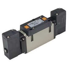 Smc Vfs3200-5Fz Solenoid Air Con Valve, Five-Way, 140 Psi