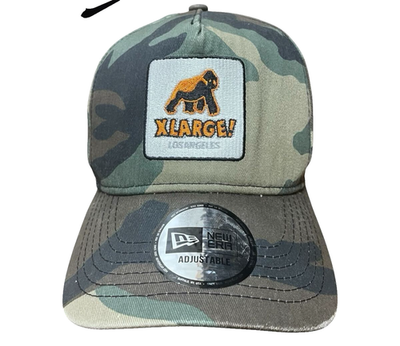 XLARGE NEW ERA Cap Camo 9Forty D Frame Walking Ape Justin Bieber
