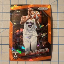 2025 Panini Prizm Brittney Griner Orange Cracked Ice Prizm Atlanta Dream #46