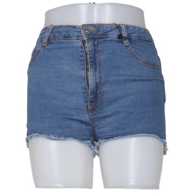 Bershka Denim Collection, Jeans Shorts, Größe: 38, Blau, Baumwolle/Elasthan #bFD