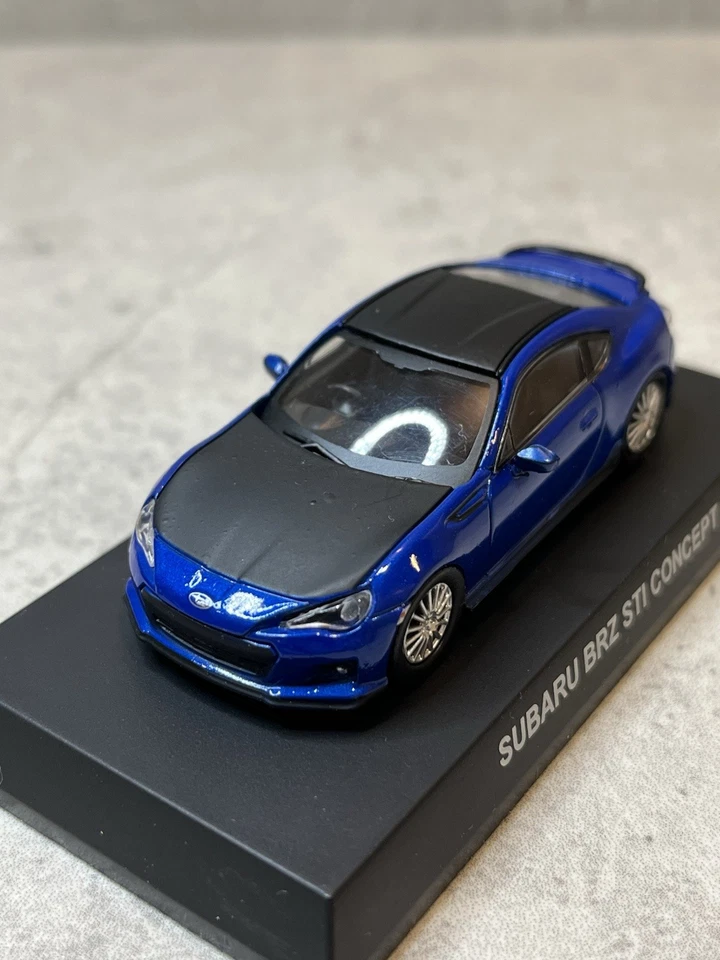 Coche Secreto Colección Subaru Kyosho 1/64 Subaru BRZ STI Concept 2011 Azul Foto 2 de 4