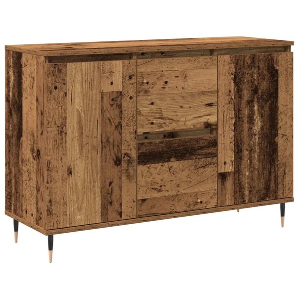 Kompaktes Sideboard Altholzoptik 101,5X35X70 Cm Holzwerkstoff-image