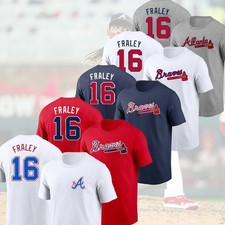Welcome Jake Fraley #16 to Atlanta Braves 2025 Player Name & Number S-5XL Fans
