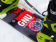 GNU Snowboard 162W Carbon Credit + Burton Car...
