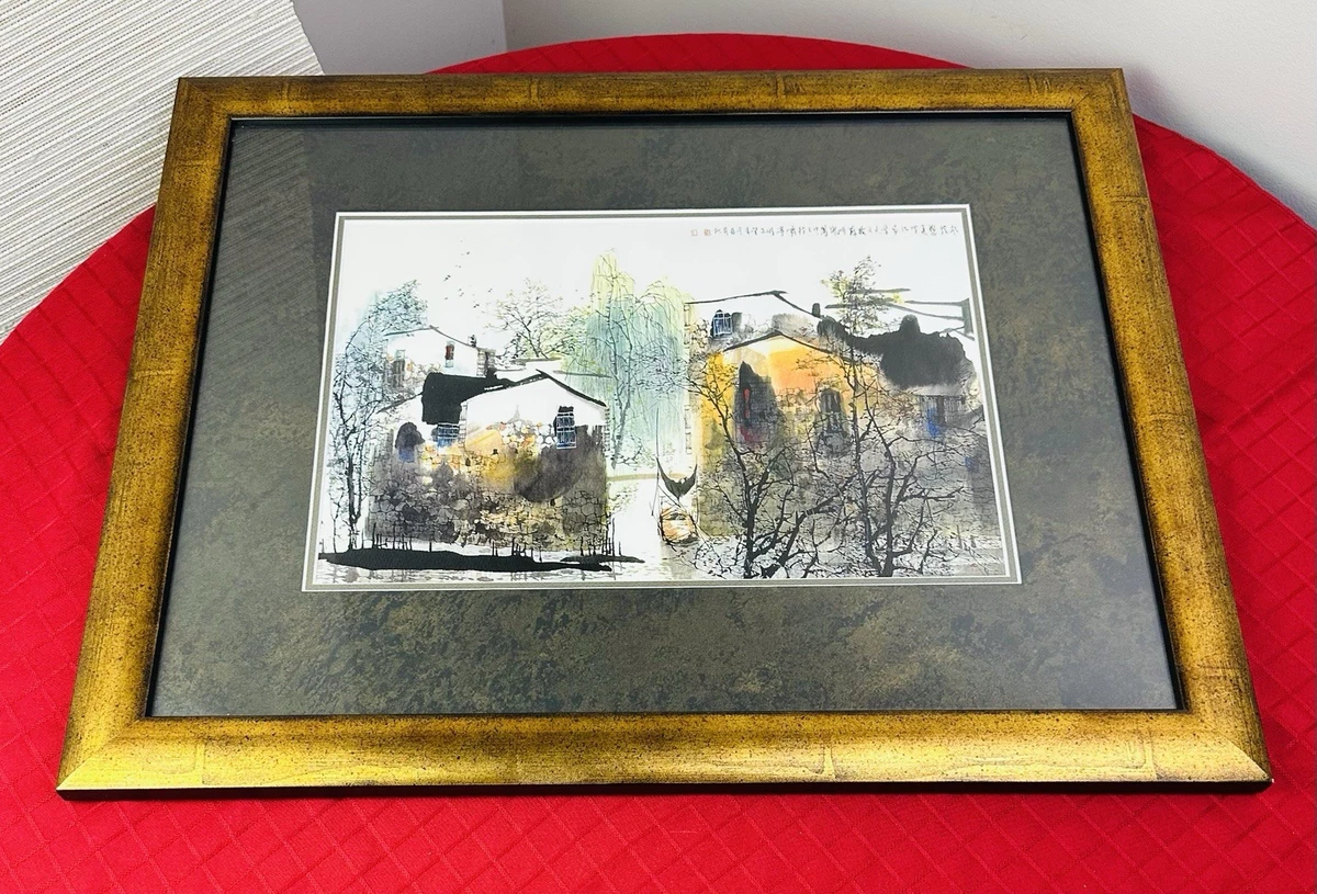 墨水原始中国艺术绘画| eBay