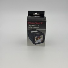 Vintage Pana-Vue 2 Lighted 2x2 Slide Viewer Tested And Working New In Box