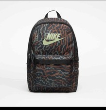NIKE Heritage Caminal Backpack Black/Oil Green Camo FB2839 010 25L New NWT