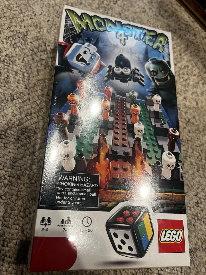 Lego 3837 MONSTER 4 Dice Board Game 4568177 - 2010 Retired New Factory Sealed - Image 2 of 4