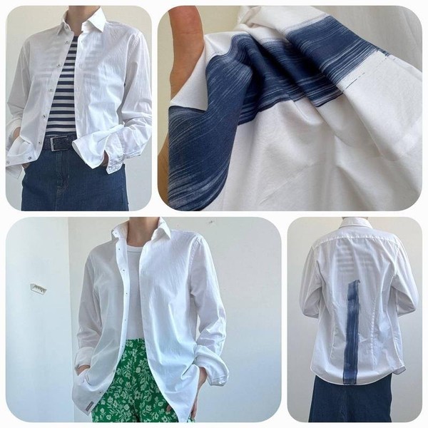 Women Jacques Britt Shirt White Cotton 34 / XS /
