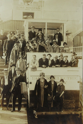 #ad #ad Mt Lowe Pacific Electric Railway Echo Mountain Incline Souvenir Photo 1910 20s $41.89