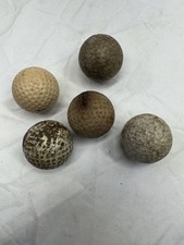 Vintage Lot Of 5 Golf Balls