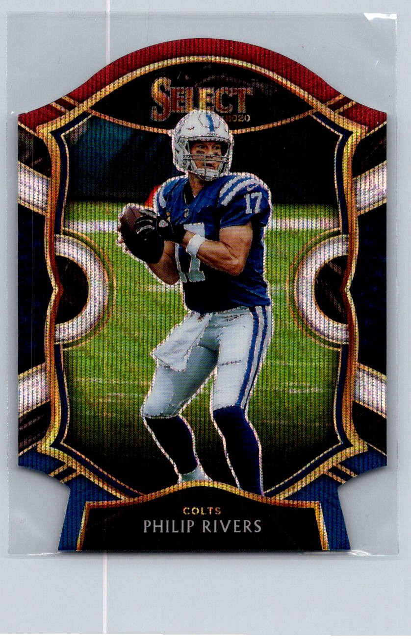 2020 Panini Select #30 Philip Rivers Tri-Color Prizm Die Cut