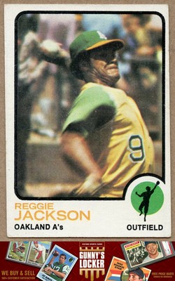 1973 Topps Reggie Jackson 255 Oakland Athletics