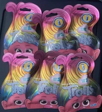 LOT OF 6 Imaginext DreamWorks Trolls Blind Bag Figures. SEALED