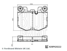 BLUE PRINT Bremsbeläge vorne für BMW 3er Touring Z4 Roadster G21 G81 G29