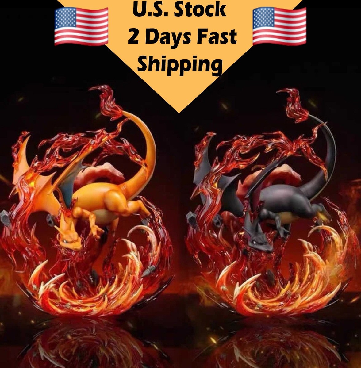 New - Amazing Museum Studio Figure Pokemon Charizard Jet Flame